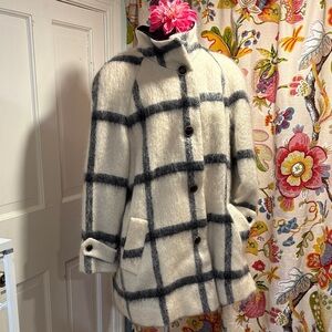 Fantastic Vintage Plaid Mohair Coat